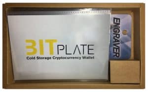 Bitplate Cold Wallet - Lieferumfang