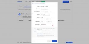 Coinbase - Wiederkehrende Transaktion einrichten